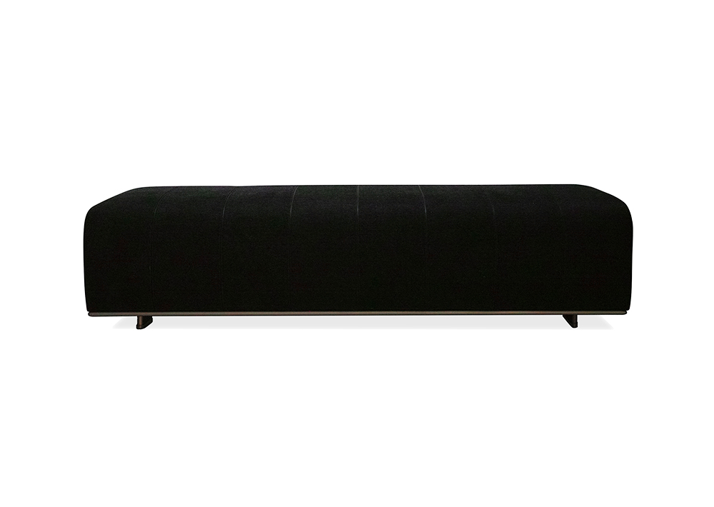 TY·JSJ 现代极简卧室黑色床尾凳